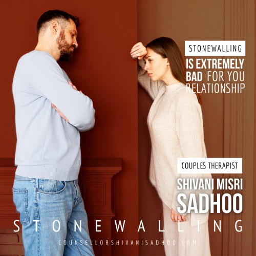 what is Stonewalling in marriage answers Shivani Misri Sadhoo