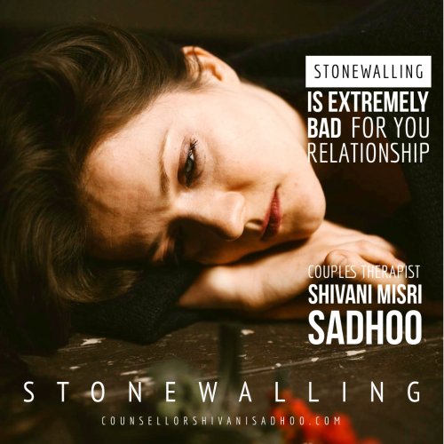 what is Stonewalling in marriage answers Shivani Misri Sadhoo