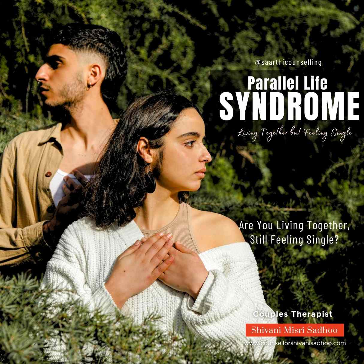 Parallel Life Syndrome Living Together Feeling Single - Relationship Counselling